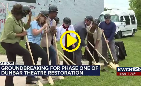'Walmart donates $50,000 to Dunbar Theatre Restoration Project,' KWCH-TV, June 2, 2021 - CLICK for VIDEO & ARTICLE.